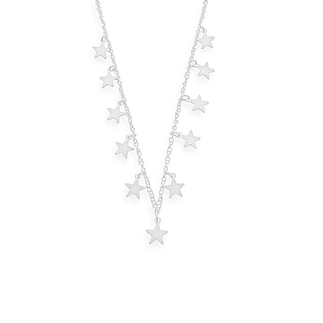 Gargantilha com Estrelas - 60cm