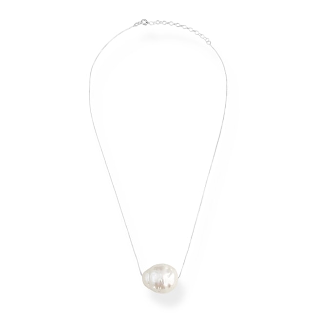 Gargantilha com Pérola Shell Oval - 40cm