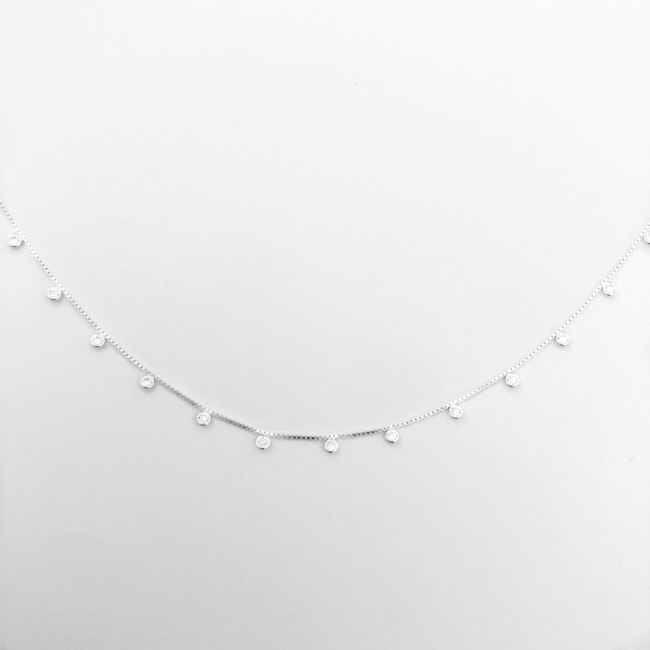 Gargantilha com Pontos de Luz - 45cm