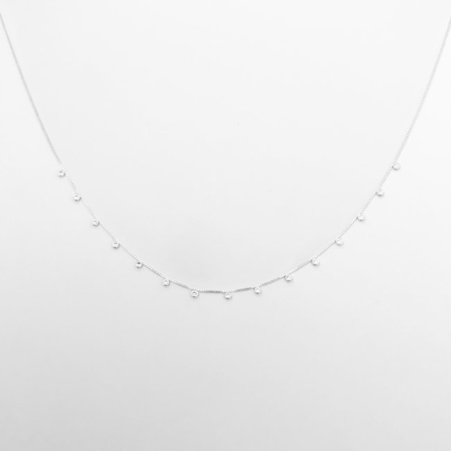 Gargantilha com Pontos de Luz - 45cm