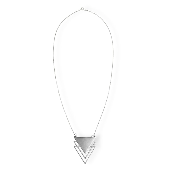 Gargantilha com Triângulos - 50cm