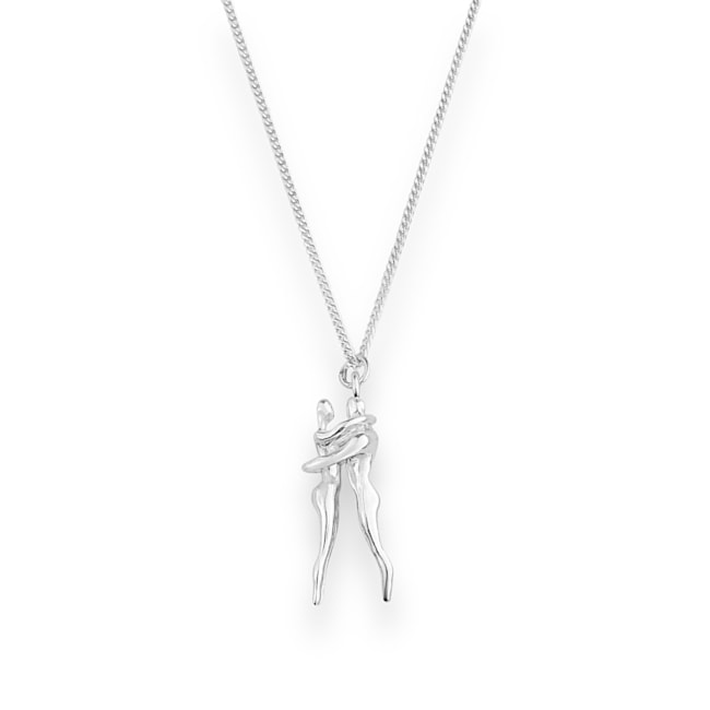 Gargantilha de Casal Abraço Eterno - 50cm