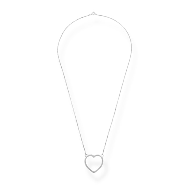 Gargantilha de Coração Vazado