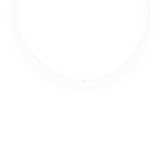 Gargantilha de Fio de Nylon Liso - 45cm