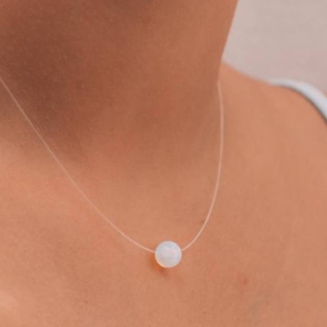 Gargantilha de Fio de Nylon Opala - 40cm