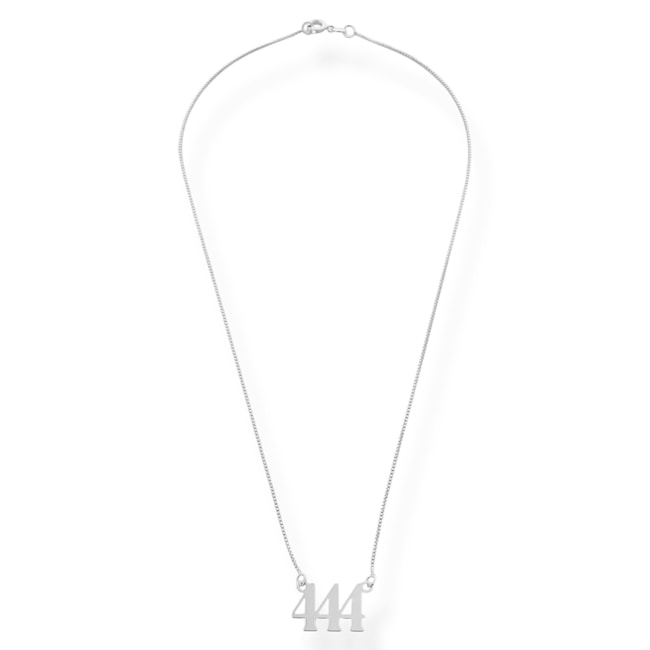Gargantilha de Número "444" 