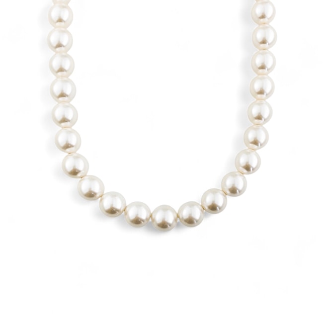 Gargantilha de Pérola Shell 10mm - 40cm
