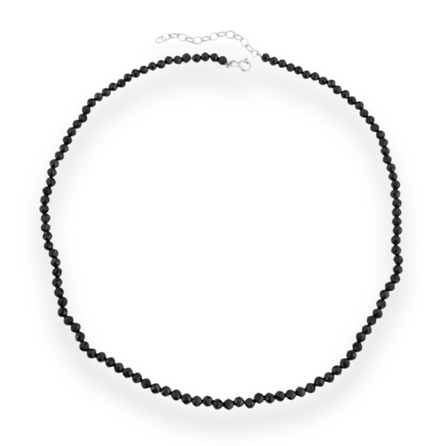 Gargantilha de Spinelio Black - 39cm