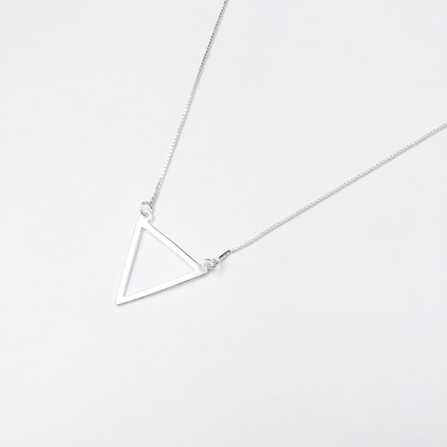 Gargantilha Elemento Símbolo Água trica - 45cm