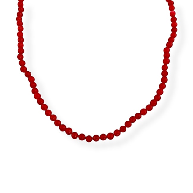 Gargantilha em Pérola Água Doce - 40cm