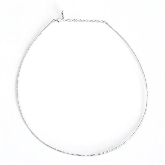 Gargantilha Fio de Prata - 42cm