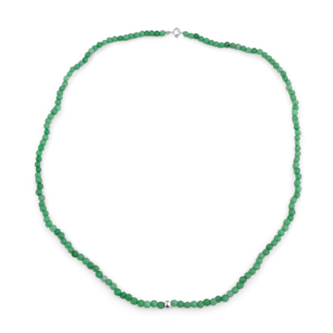 Gargantilha Jade Verde Piscina 