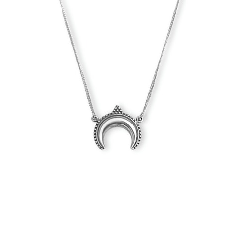 Produto Gargantilha Meia Lua Invertida Trabalhada 40cm