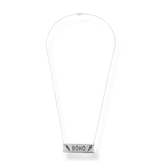 Gargantilha Plaquinha "BOHO"