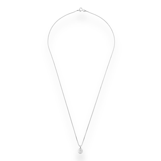 Gargantilha Ponto de Luz com Zircônia Redonda - 40cm 