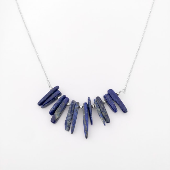 Gargantilhas de Lápis Lazuli - 40cm