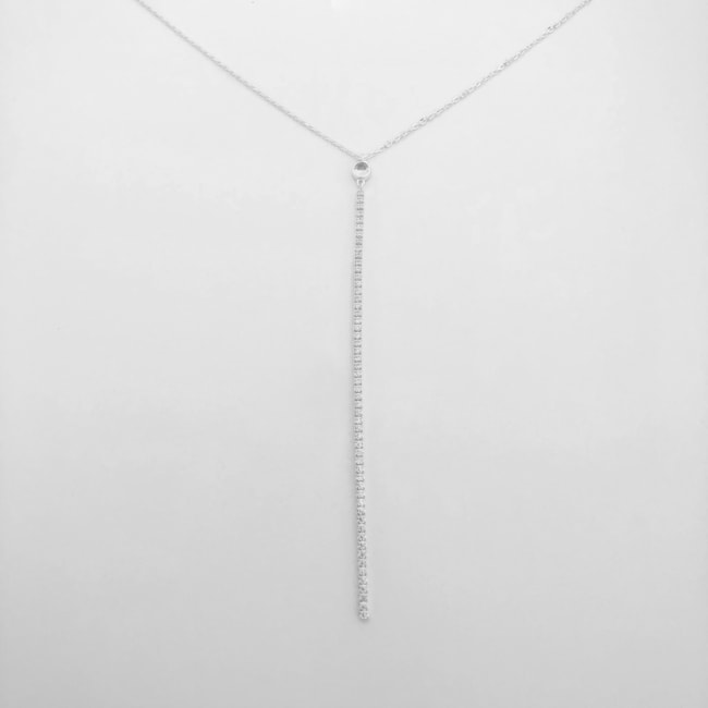 Gravatinha de Zircônias - 40cm