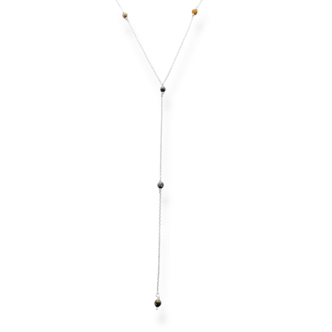 Gravatinha Olho de Tigre - 56cm