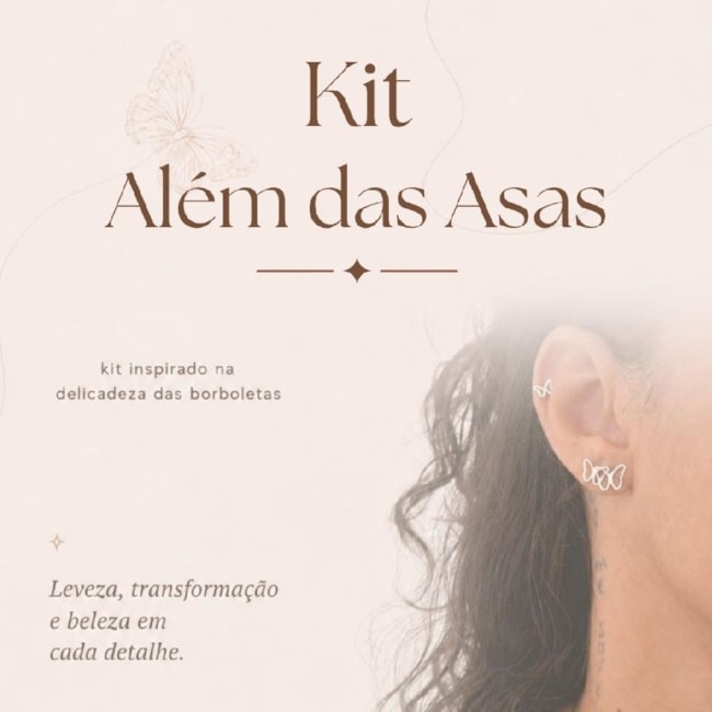 Kit Além das Asas - 20 Peças