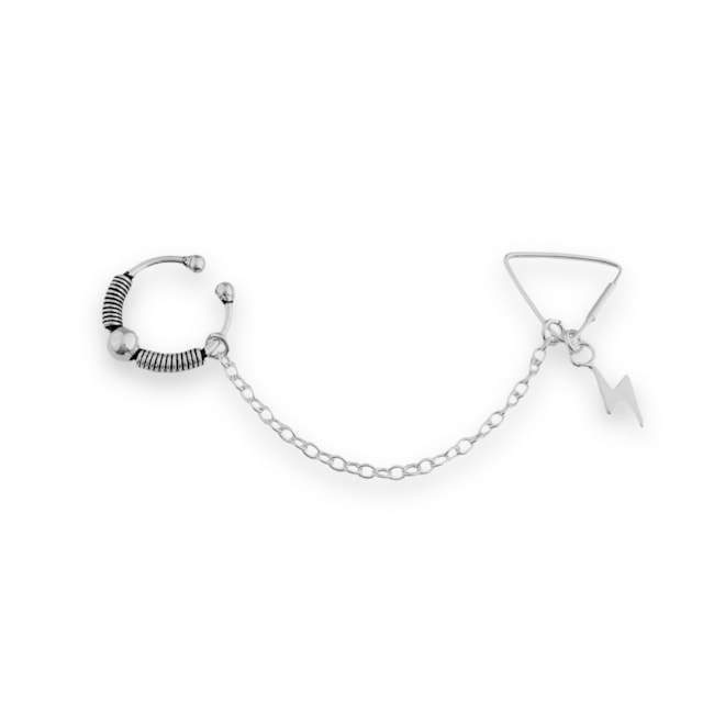 Piercing de Cartilagem com Corrente 