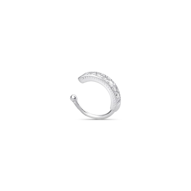 Piercing de Cartilagem Cravejado com Zircônias