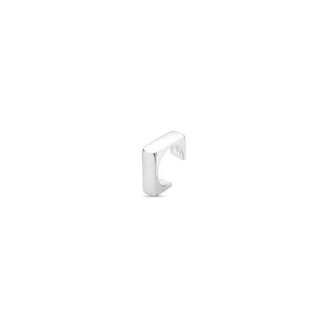 Piercing de Cartilagem Quadrado Largo Liso 
