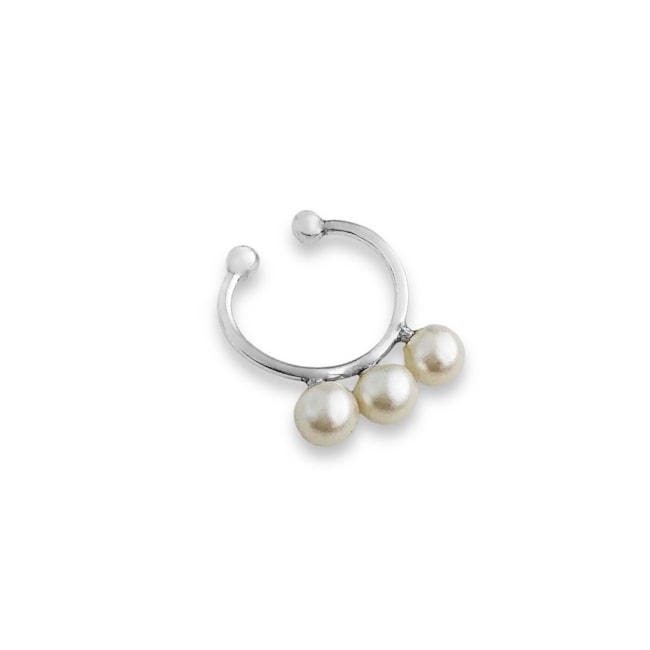 Piercing Fake com Pérolas