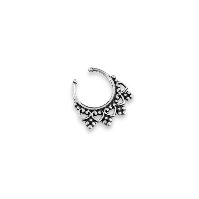Piercing Fake com Petálas e Bolinhas
