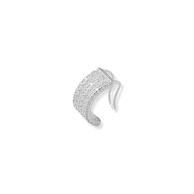 Piercing Fake Cravejado de Zircônia 