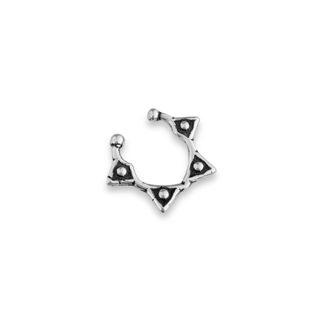 Piercing Fake Geométrico