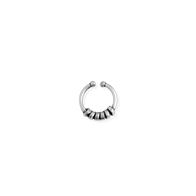 Piercing Fake Meia Argola Trabalhada