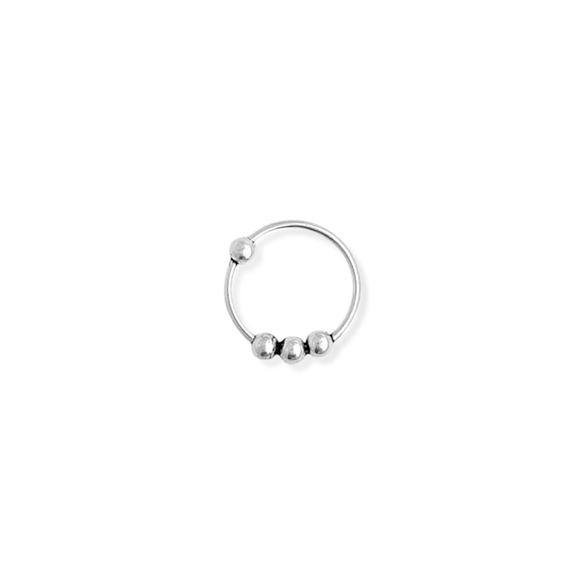 Piercing para Furo Argolinha com Bolinhas
