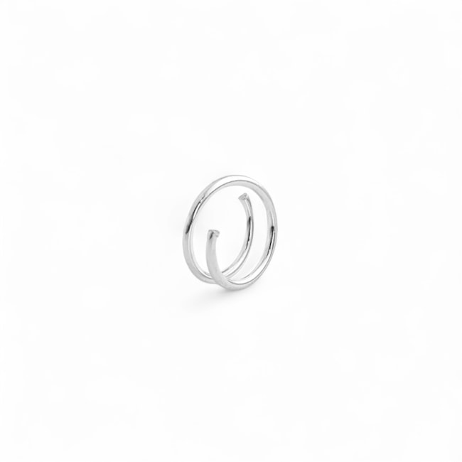 Piercing para Furo Argolinha Dupla em Espiral