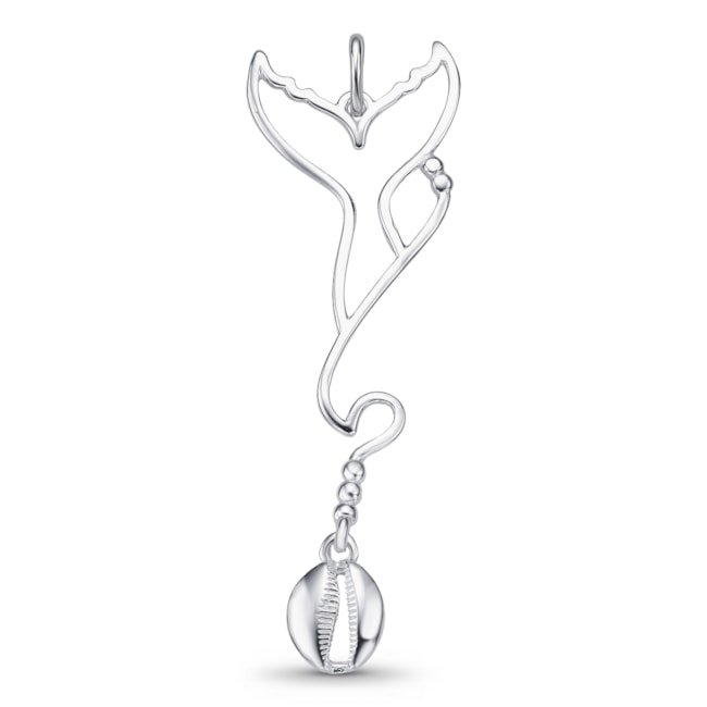 Pingente Cauda de Sereia com Búzios 