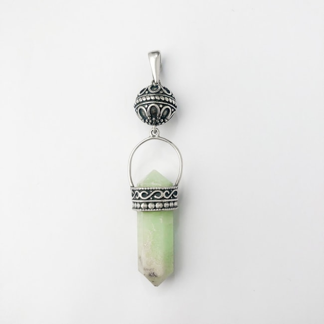 Pingente Cristal Amazonita Verde