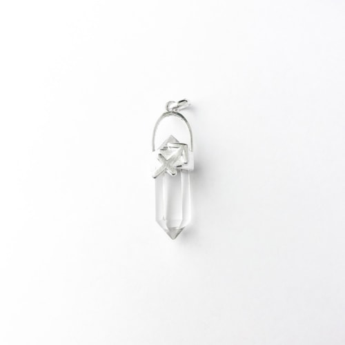 Produto Pingente Cristal Quartzo Transparente Signo Sagitário 