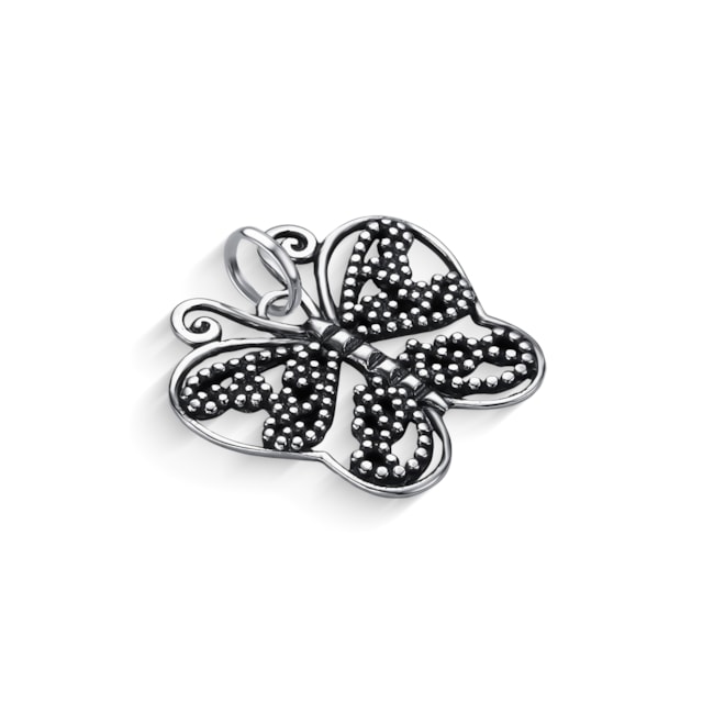 Pingente de Borboleta Trabalhada