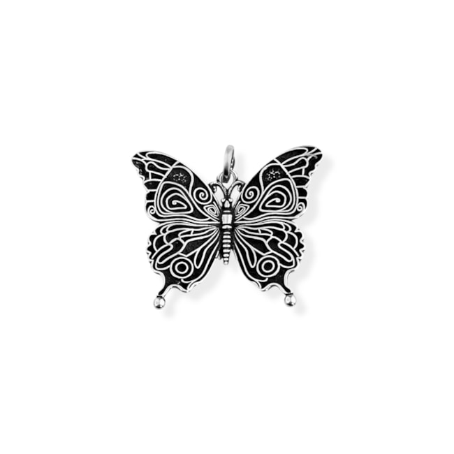 Pingente de Borboleta Trabalhada