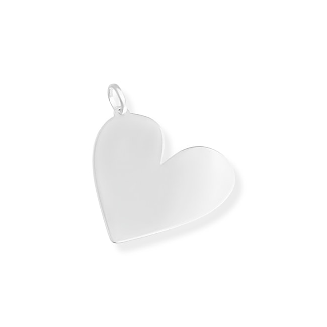 Pingente de Coração Liso