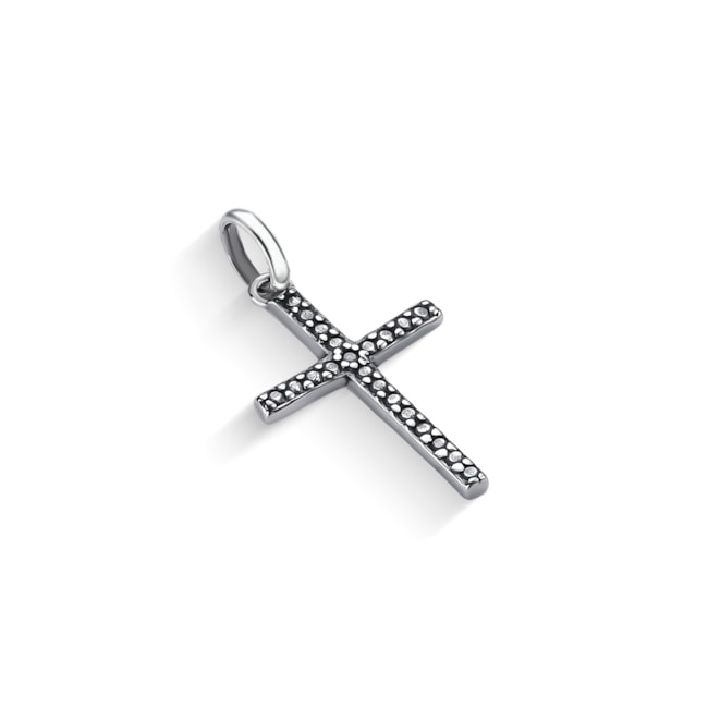 Pingente de Cruz Envelhecido Pequeno 
