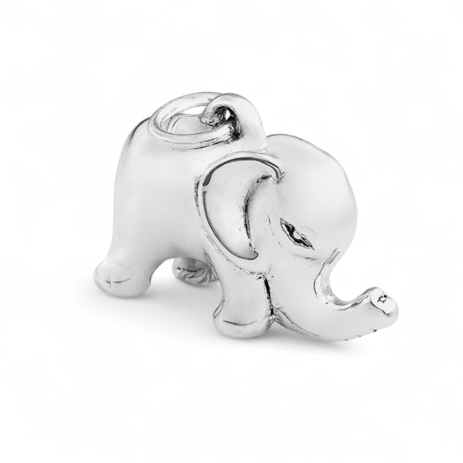 Pingente de Elefante em Eletroformação