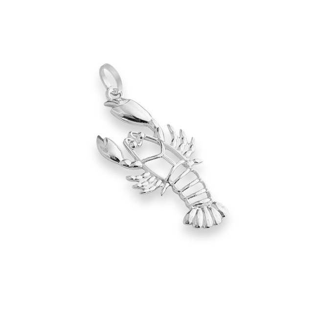 Pingente de Lagosta Trabalhado Vazado 