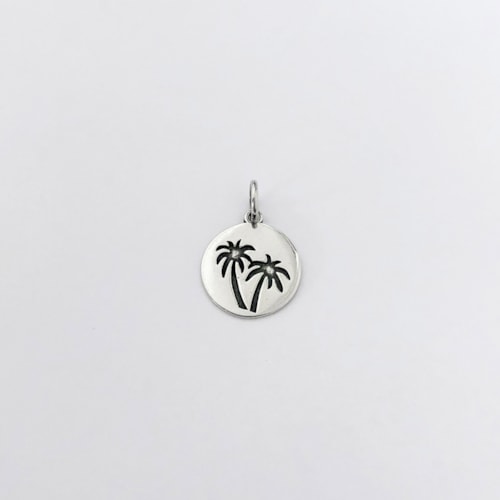 Produto Pingente de Medalha com Coqueiros