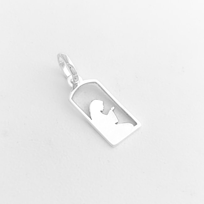 Pingente de Nossa Senhora Vazado