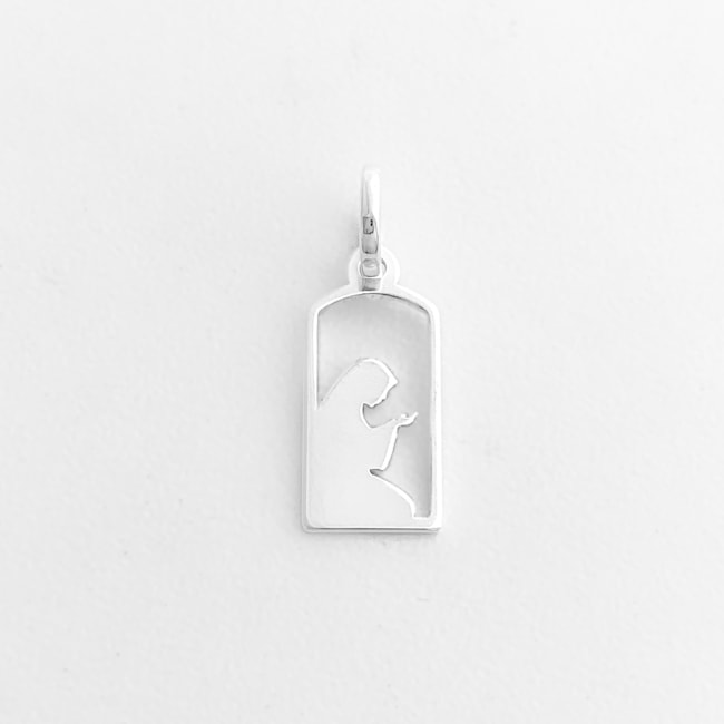 Pingente de Nossa Senhora Vazado