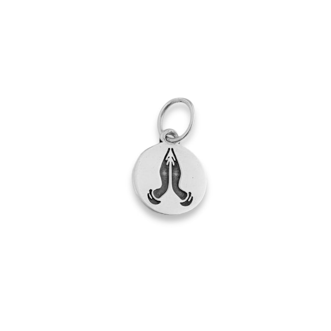 Pingente de Oração em Medalha