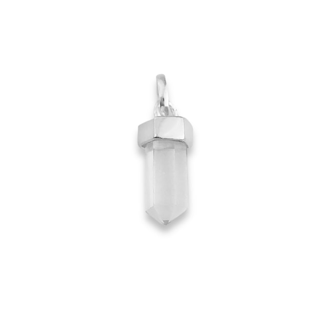 Pingente de Pedra Natural Cristal 