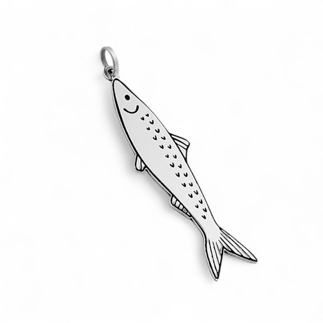 Pingente de Peixe Envelhecido