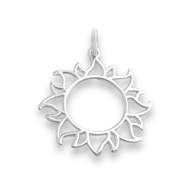 Pingente de Sol Vazado 