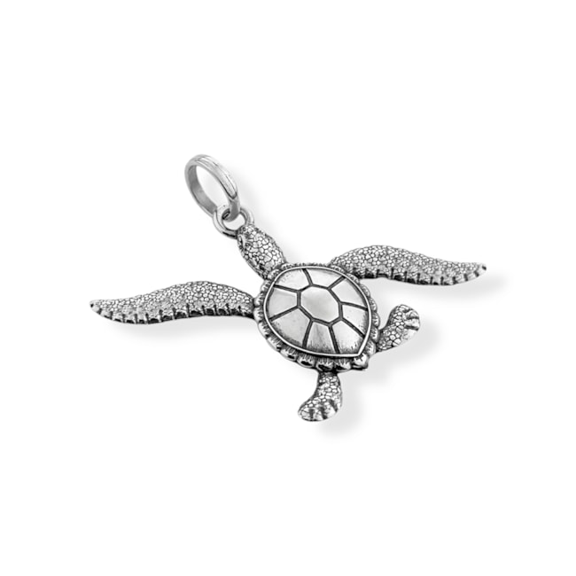 Pingente de Tartaruga Trabalhado 